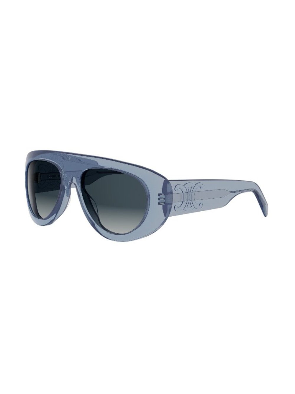 New CELINE Women's Sunglasses Acetate Frame TRIOMPHE STAMP CL40340U 84B 57